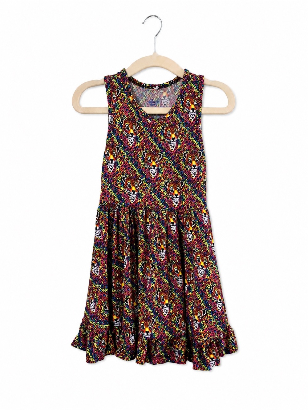 Lisa Frank x Posh Peanut Toddler Girl Swing Dress Sleeveless 3T-4T